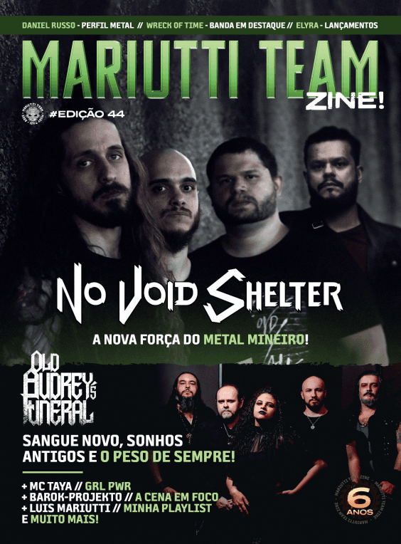 No Void Shelter é capa da edição #44 do Mariutti Team Zine